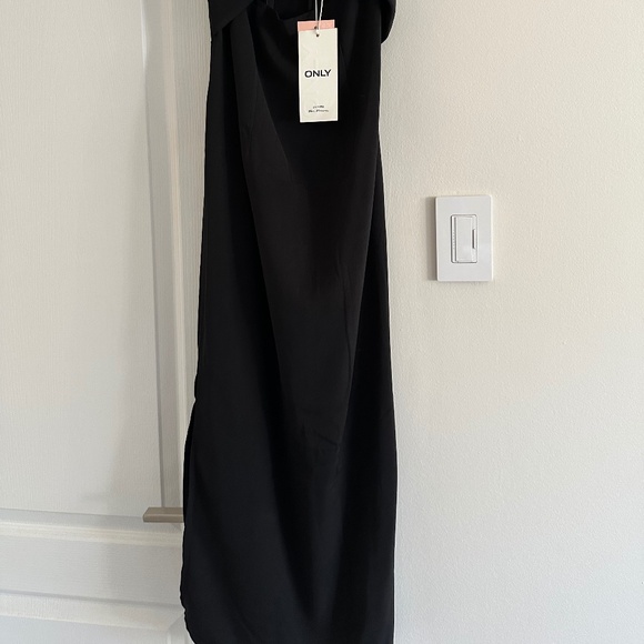 ONLY Black Midi Dress - NEW - Picture 8 of 16